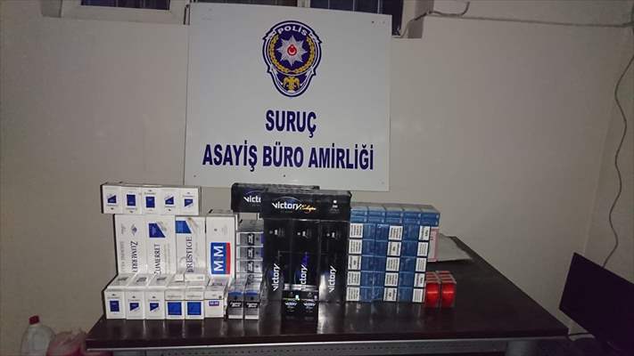 Şanlıurfa’da kaçak sigara ve uyuşturucu operasyonu