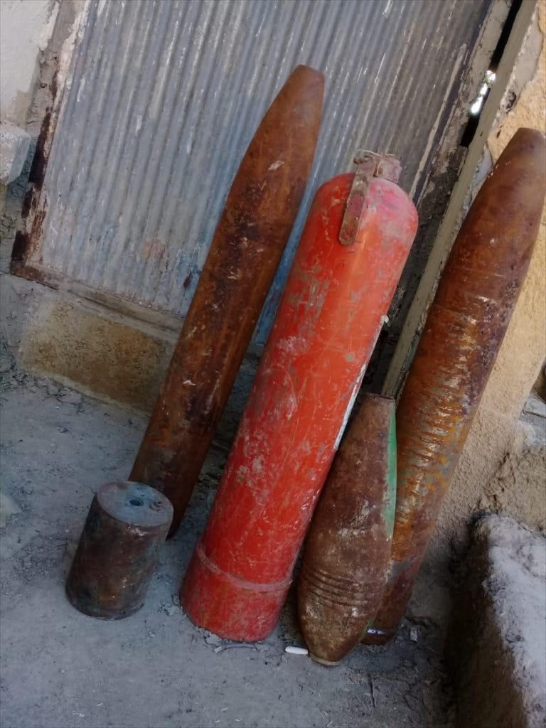 Tel Abyad’da patlayıcı maddeler ele geçirildi