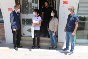 Akçakale’de LGS’ye girecek öğrencilere moral ziyareti