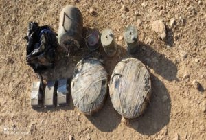 Suriye sınırında 68 kilogram patlayıcı madde ele geçirildi