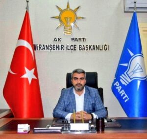 AK Parti Viranşehir İlçe Başkanı Ali Tekin’in Kovid-19 testi pozitif çıktı