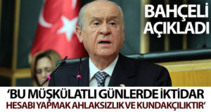 MHP Genel Başkanı Bahçeli’den MYK sonrası açıklama