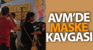 AVM’de ‘Maskeyi doğru takmadın’ kavgası