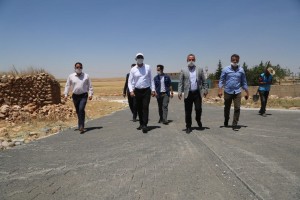 KUŞ, KIRSALDA YAPILAN ÇALIŞMALARI İNCELEDİ.