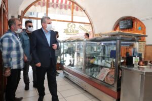 Başkan Beyazgül’den esnaf ziyareti