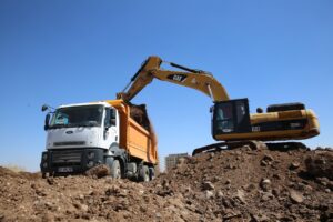 Karaköprü’de yeni yol çalışması