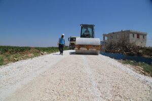 Haliliye kırsalında yol çalışmaları devam ediyor