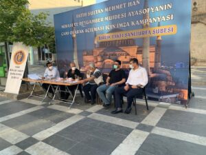 Şanlıurfa’da Ayasofya’nın ibadete açılması için imza kampanyası