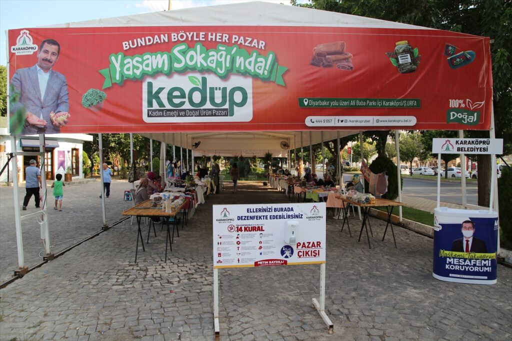 Dezavantajlı kadınların hayatı el emeği ve doğal ürünler pazarıyla değişti