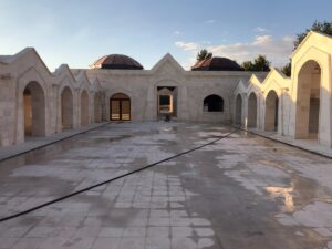 Şanlıurfa’da Eyyüp Nebi Cami ve Külliyesi inşaatında sona gelindi