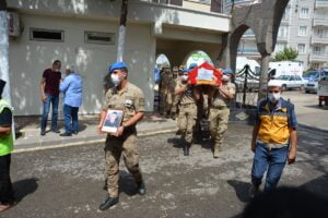 Kazada hayatını kaybeden teğmen memleketine uğurlandı