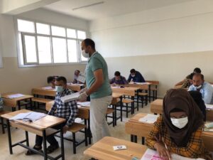 Barış Pınarında 240 öğrenci üniversite için yarıştı