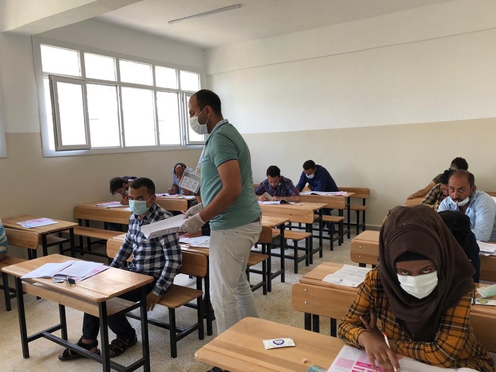 Barış Pınarında 240 öğrenci üniversite için yarıştı
