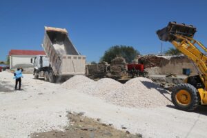 Haliliye kırsalında yol yapım çalışmaları sürüyor