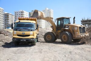 Karaköprü Doğukent’te yol seferberliği