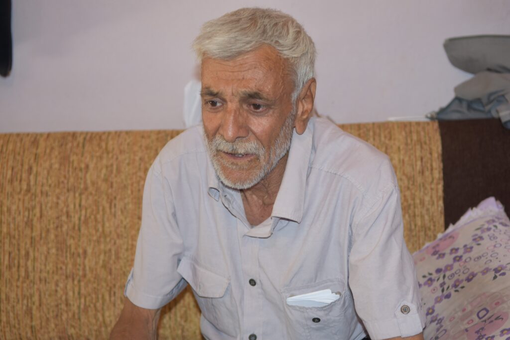 Şanlıurfa’da Ailesi tarafından terk edilen yaşlı adam yardım bekliyor