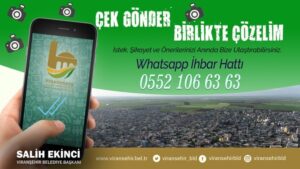 Ekinci’den vatandaşlara çağrı