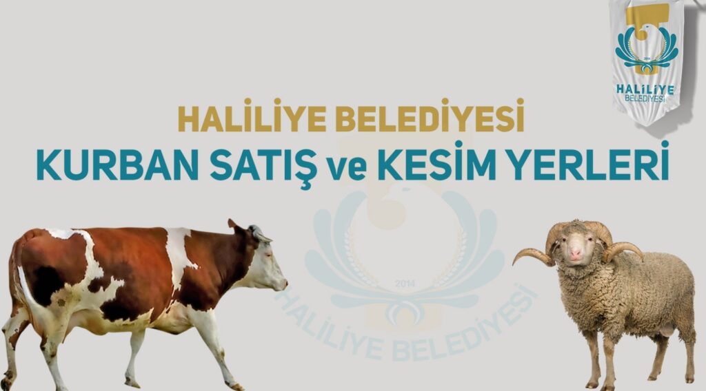 Haliliye’de kurban satış ve kesim yerleri belirlendi