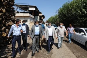 Başkan Canpolat oduncular pazarı esnafını dinledi