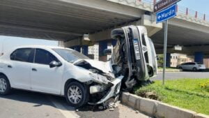 Kazadan burunları kanamadan kurtuldular