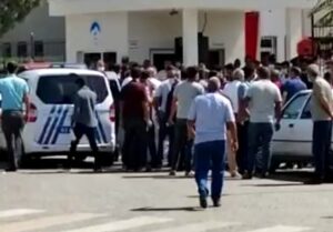 Urfa’da Eski başkan ile yeni başkanın yakınları birbirine girdi