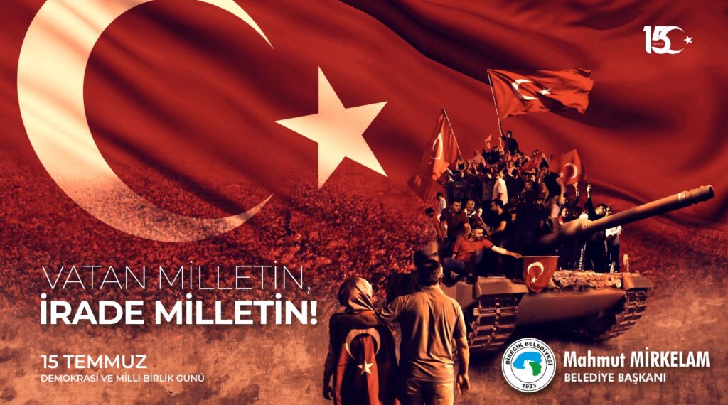 Başkan Mirkelam’dan 15 Temmuz mesajı