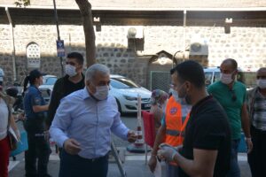 Siverek’te Kovid-19 tedbirlerine ilişkin denetim