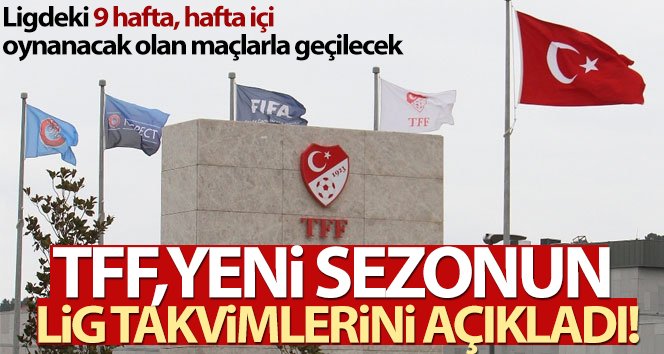 Liglerin sezon planlaması açıklandı