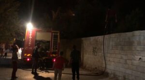 Şanlıurfa’da Metruk evdeki yangın söndürüldü