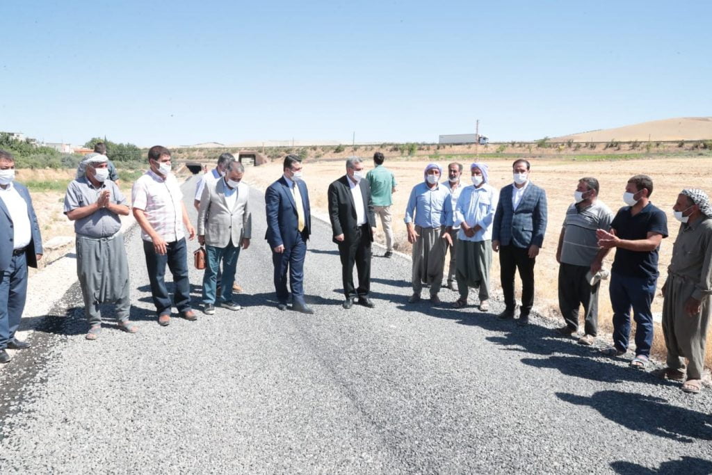 Şanlıurfa kırsalında yol çalışması