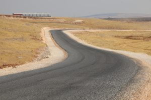 Şanlıurfa Besi yolu asfalta buluşturuldu