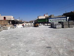 Akçakale sanayi sitesinin yolları yenileniyor