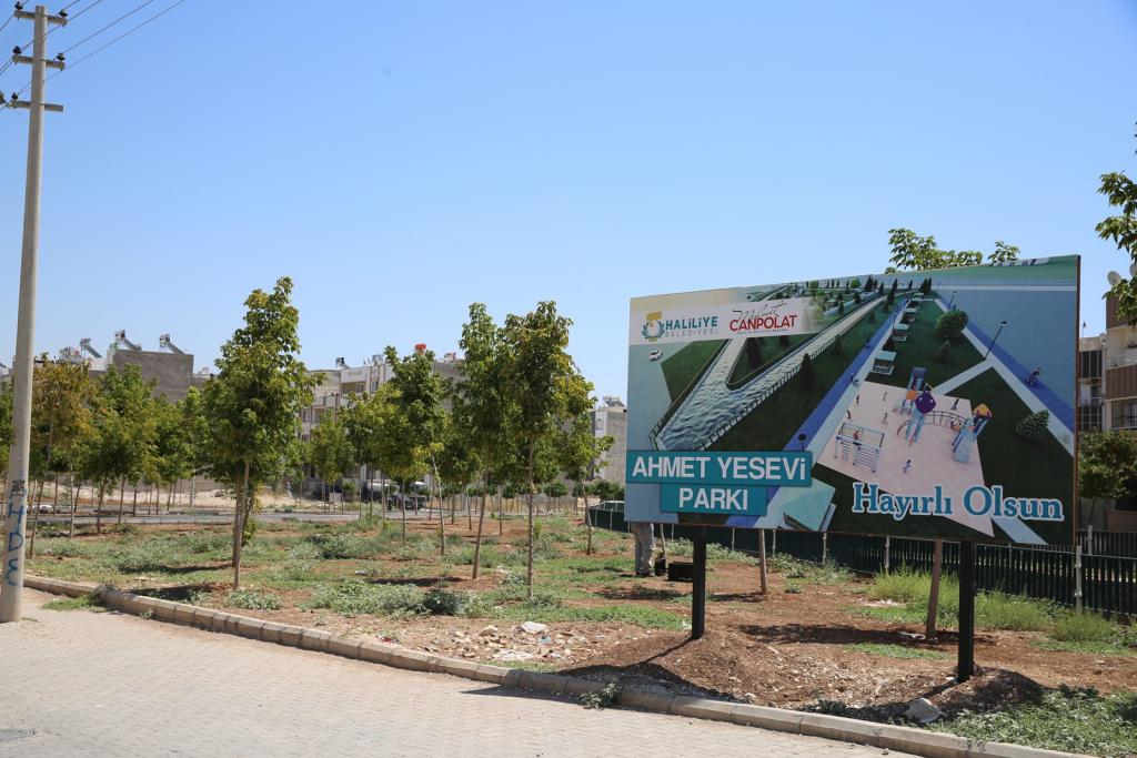 Haliliye’de yeni park çalışması