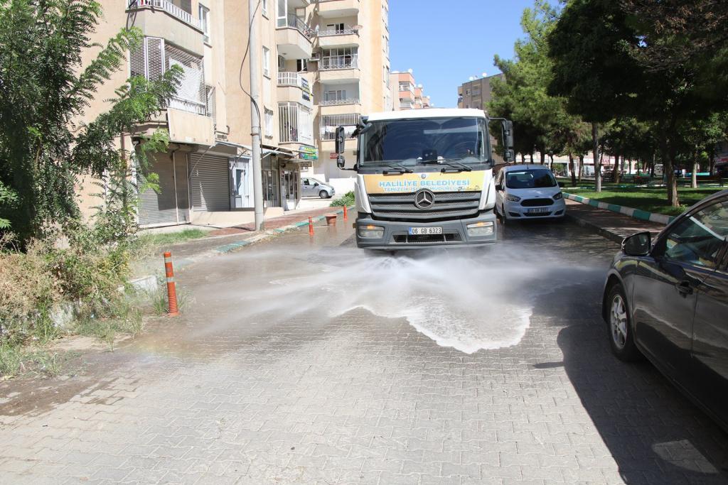 Haliliye’de hijyen çalışmaları sürüyor