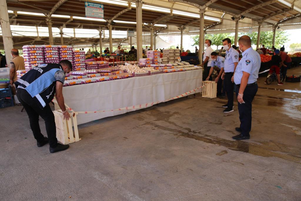 Haliliye zabıtasından pazaryeri denetimleri
