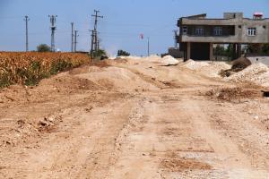 Akçakale-Suruç çevre yolunda çalışmalar sürüyor