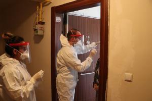 Şanlıurfa’da mobil sağlık ekipleri koronayla mücadele ediyor