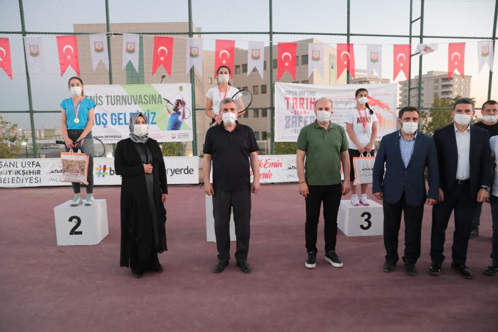 Şanlıurfa’da tenis turnuvası sona erdi