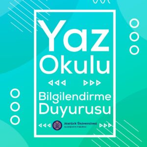 Ata Aöf yaz okulu detayları açıklandı