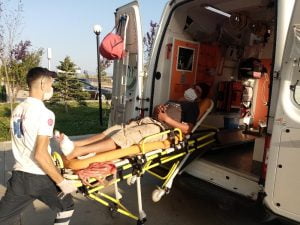 Çarptığı yayayı kanlar içinde bıraktı, olay yerini terk etti