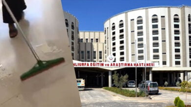 EYYÜBİYE EĞİTİM VE ARAŞTIRMA HASTANESİ’NDE TEMİZLİĞİ REFAKATÇİLER YAPIYOR