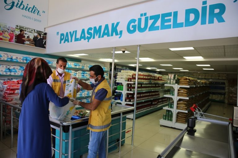 Haliliye’de Gıda Market hizmeti devam ediyor
