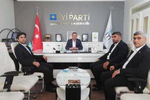 HÜDA PAR Şanlıurfa İl Başkanı Özaslan’dan İYİ Parti Şanlıurfa İl Başkanı’na ziyaret