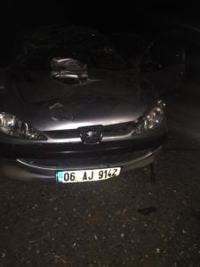 Otomobil takla attı: 5 kişi yaralandı