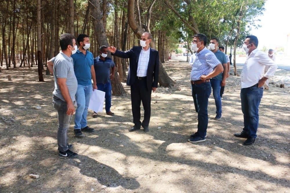 Yalçınkaya mesire alanını inceledi