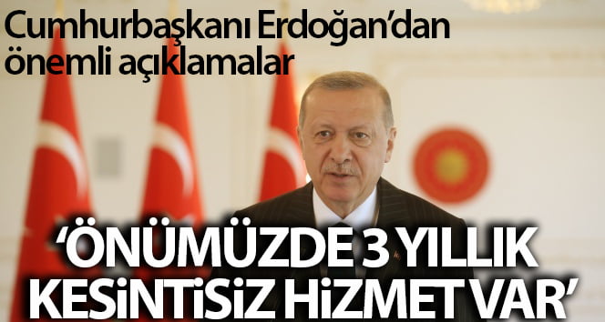 Cumhurbaşkanı Erdoğan’dan tarihi açılış: ‘Geleceğin yolunu inşa ettik’