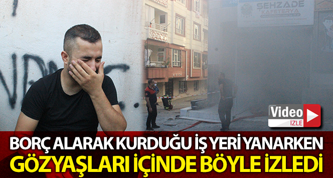 Şanlıurfa’da Ekmek teknesinin yanmasını gözyaşları içinde izledi