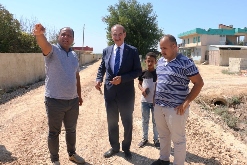 Akçakale’de yollar kışa hazırlanıyor