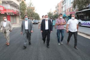 Beyazgül asfaltlanan Açıksu Caddesini gezdi