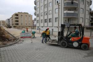 Seyrantepe’de kilitli parke çalışmaları sürüyor